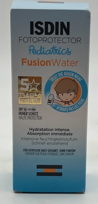 Isdin Fotoprotector FusionWater Pediatrics Kinder Sonnencreme LSF50+, 50ml