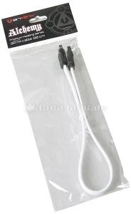 BitFenix Alchemy SATA 6Gb/s Kabel weiß/schwarz 0.3m