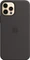 Apple Silikon Case mit MagSafe für iPhone 12/iPhone 12 Pro schwarz Vorschaubild
