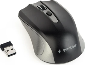 Gembird Wireless Optical Mouse 4B-04 schwarz/grau, USB
