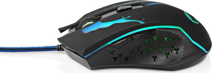 Nedis Gaming Mouse 3600dpi, schwarz, USB