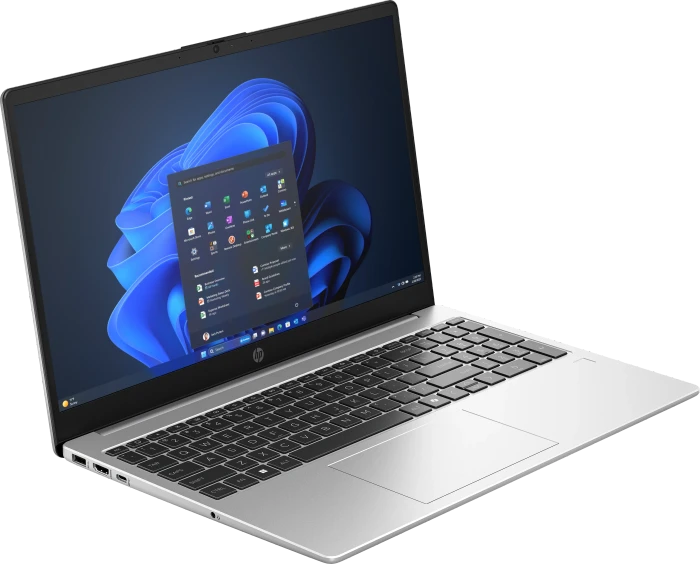 HP 250R G10, Turbo Silver, Core 5 120U, 16GB RAM, 512GB SSD, DE