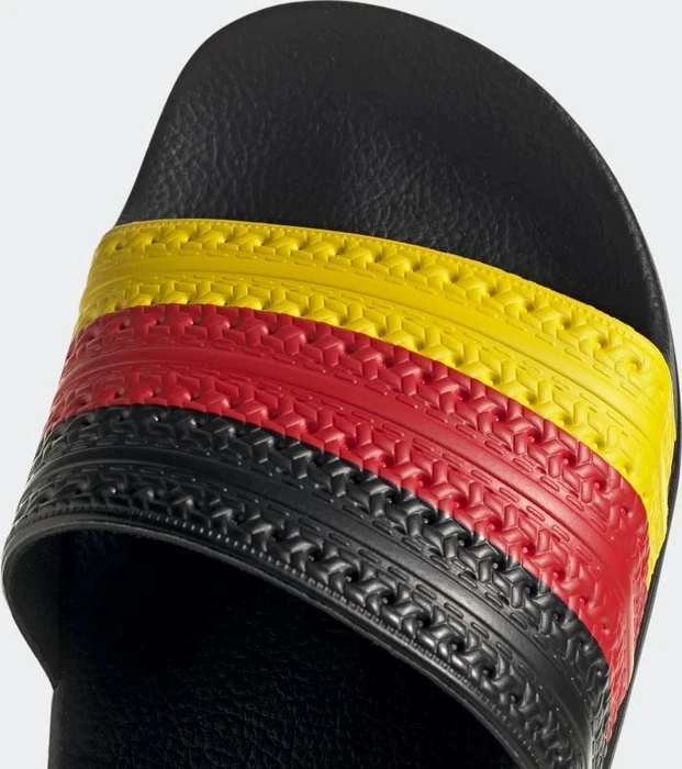 adidas Adilette red/core black/yellow (Herren)