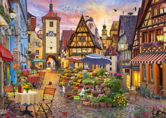 Schmidt Spiele Romantisches Bayern (Rothenburg ob der Tauber)