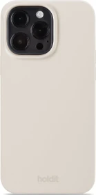 Holdit Silicone Case für Apple iPhone 15 Pro Max light beige