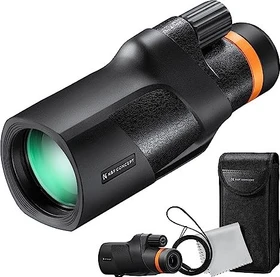 K&F Concept 12x50 HD Monokular mit BAK-4 Prisma schwarz