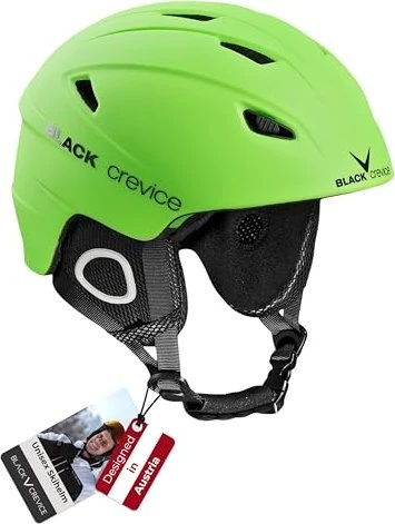 Black Crevice Kitzbühel Helm grün