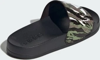 adidas Shower Adilette core black/chalk white/tent green (Junior)