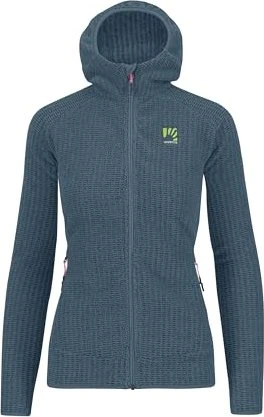 Karpos Rocchetta Hoodie Fleece Jacke bering sea (Damen)