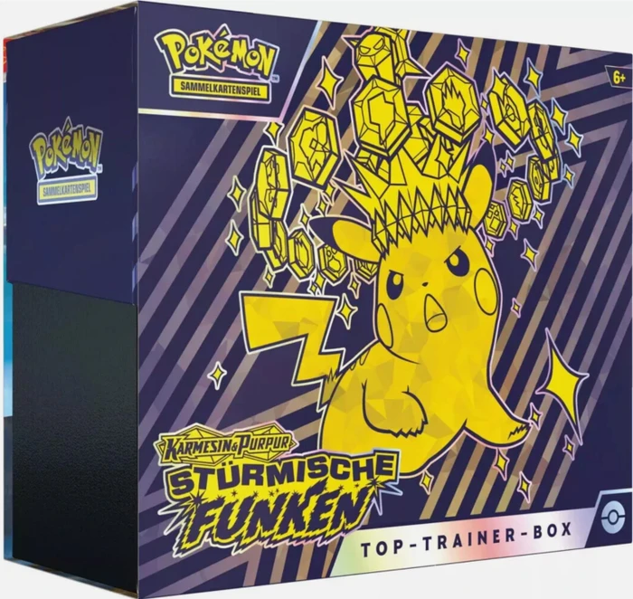 Pokémon - Karmesin & Purpur Stürmische Funken Top-Trainer Box