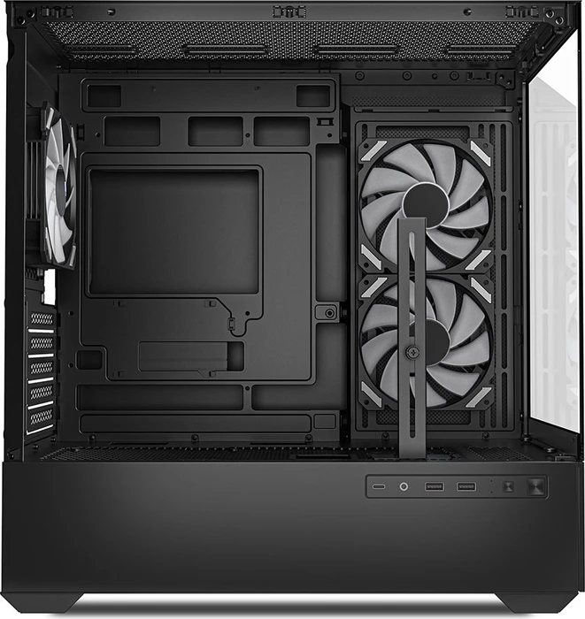 Sharkoon MK6 RGB Black, Glasfenster