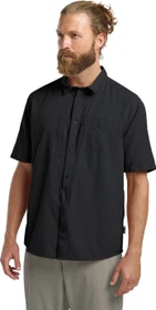 Jack Wolfskin Sierra Canyon Hemd kurzarm schwarz (Herren)