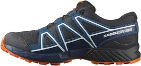 Salomon Speedcross Waterproof dark navy/dark blue/red orange (Junior)