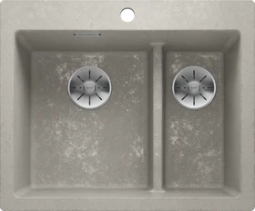 Blanco Pleon 6 Split InFino Becken links beton-style
