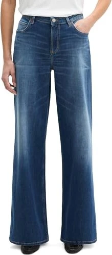 Marc O'Polo Lania Wide aus Cashmere Touch Denim Jeans dark blue (Damen)