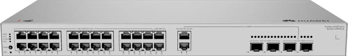 Huawei eKit SME Network eKitEngine S220S Series Rackmount Gigabit Managed Switch, 24x RJ-45, 2x SFP+, 2x RJ-45/SFP, 400W PoE+