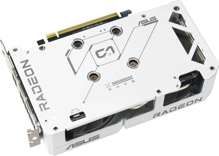 ASUS Dual Radeon RX 9060 XT White Edition, DUAL-RX9060XT-16G-WHITE, 16GB GDDR6, HDMI, 2x DP
