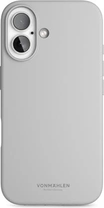 Vonmählen Soft Silicone Case für Apple iPhone 16 Plus Light Gray