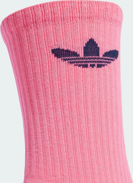 adidas Trefoil Cushion Crew Socken ash blue/night indigo/lucid red, 6 Paare