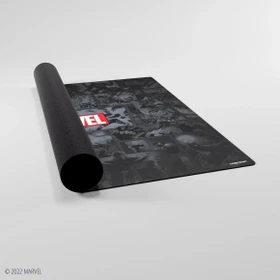 Gamegenic Marvel Champions Prime Game Mat XL marvel art black