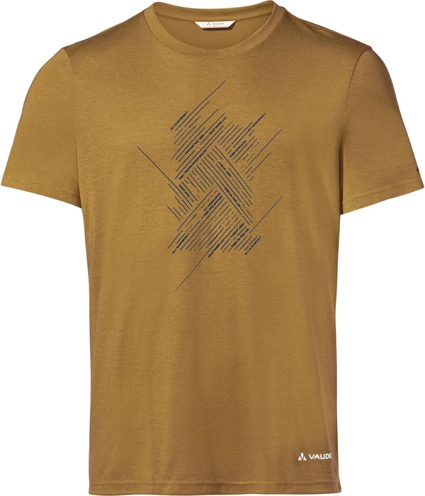 Vaude Tekoa III Funktionsshirt kurzarm peanut butter (Herren)