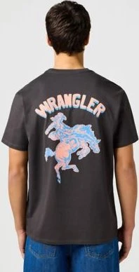 Wrangler Graphic T-Shirt kurzarm faded black (Herren)