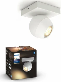 Philips Hue White Ambiance Buckram Erweiterung 1-flammig weiß