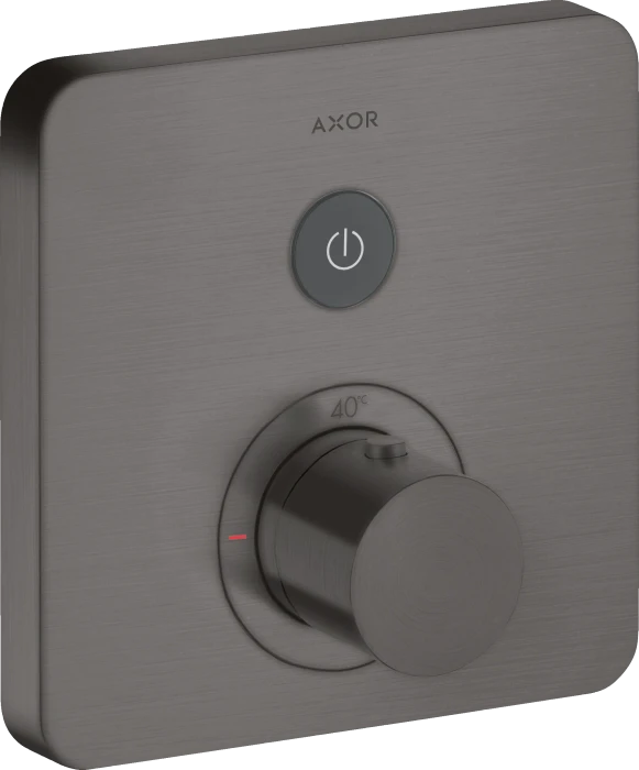 Hansgrohe ShowerSelect Thermostat Unterputz softsquare 1 Verbraucher brushed black chrome