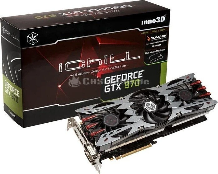 INNO3D GeForce GTX 970 iCHILL HerculeZ X3 Air Boss, 4GB GDDR5, DVI, HDMI, 3x DP