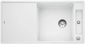 Blanco Axia III XL 6 S InFino Becken reversibel mit Ablauffernbedienung weiß inkl. Holzschneidebrett