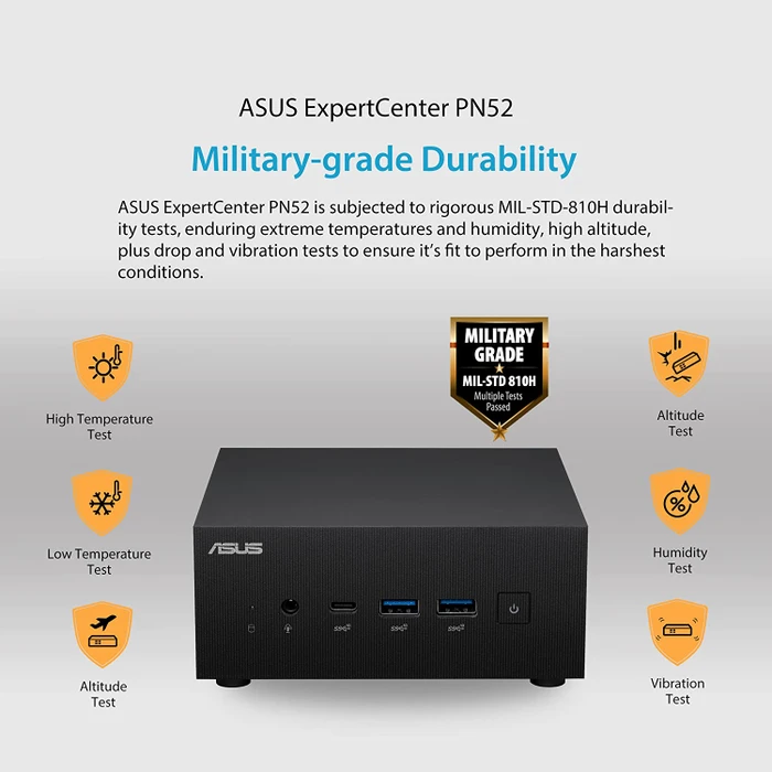 ASUS ExpertCenter PN52-S5030MD, Ryzen 5 5600H, 8GB RAM, 256GB SSD