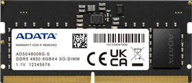 ADATA SO-DIMM 8GB, DDR5-4800, CL40, X16, tray