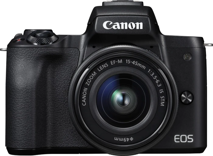 Canon EOS M50 schwarz mit Objektiv EF-M 15-45mm 3.5-6.3 IS STM
