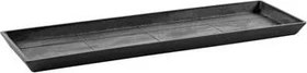 Ecopots Bruges Blumentopfuntersetzer rechteckig 57.5x19.5cm dark grey