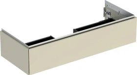 Geberit ONE Unterschrank für Waschtisch, mit einer Schublade, 120cm, sandgrau/lackiert hochglanz