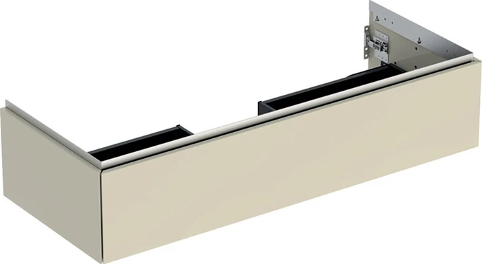 Geberit ONE Unterschrank für Waschtisch, mit einer Schublade, 120cm, sandgrau/lackiert hochglanz
