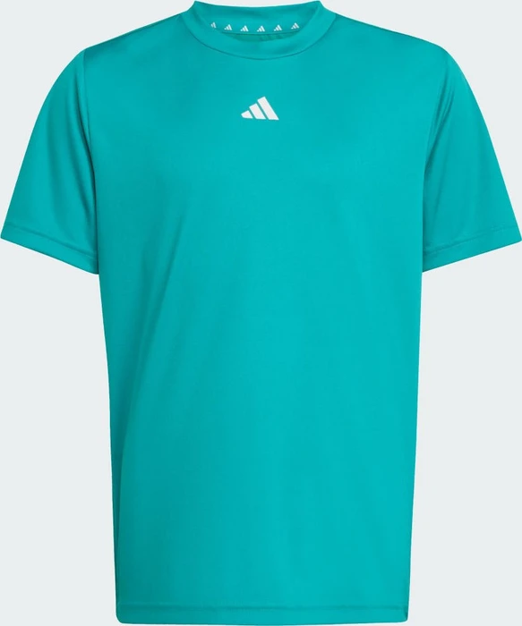 adidas Train Essentials Logo Regular Fit Funktionsshirt kurzarm pure teal/white (Junior)