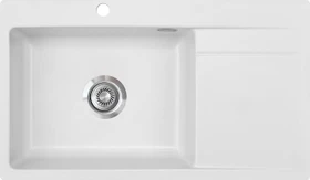 systemceram Stema 86 SL F Einbau Becken links satin