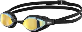 Arena Air Speed Mirror Schwimmbrille yellow copper/black