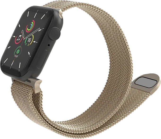 ISY Milanaise-Armband ISB-1011 für Apple Watch 38mm/40mm/41mm gold