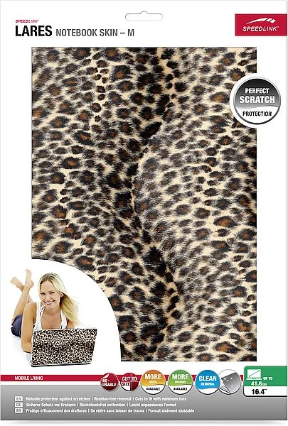 Speedlink Lares Notebook Skin M leopard