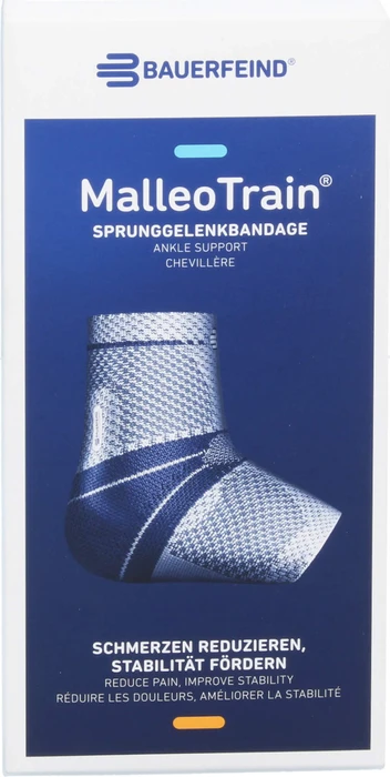 Bauerfeind MalleoTrain Sprunggelenkbandage links Größe 2 schwarz, 1 Stück