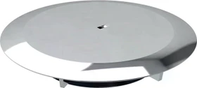 Geberit Ablaufdeckel d90 für Duschwannenablauf, Siphonierhöhe 30 / 50mm, schwarz matt