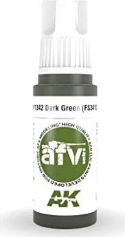 AK-Interactive 3rd Gen Acrylic Colors AFV Series dark green fs34102, 17ml