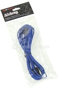 BitFenix Alchemy 6-Pin PCIe Verlängerung 45cm, sleeved blau