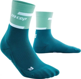 CEP The Run Mid Laufsocken ocean/petrol (Damen)