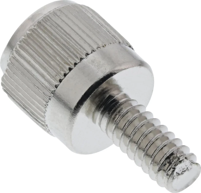 InLine Rändelschrauben für Gehäuse, silber, 6er-Pack
