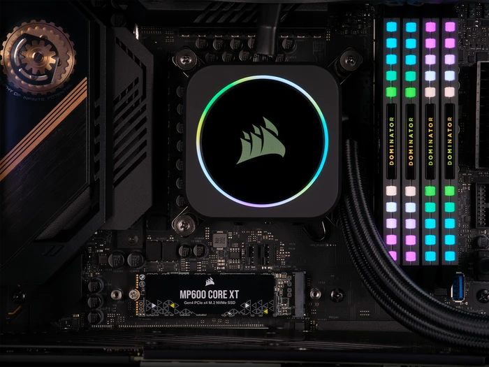 Corsair Force Series MP600 Core XT 2TB, M.2 2280 / M-Key / PCIe 4.0 x4, Kühlkörper