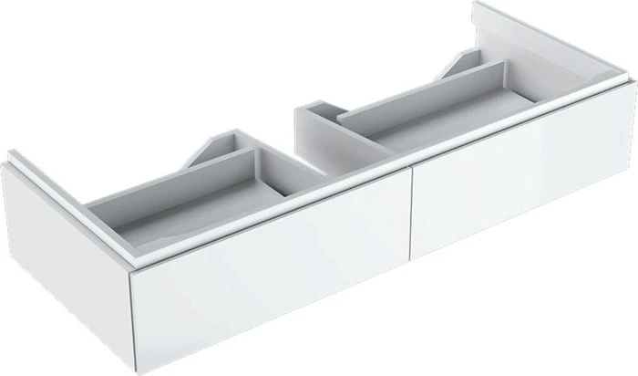 Geberit Xeno² Unterschrank für Waschtisch 117.4x22x46.2cm, 2 Schubladen, weiß
