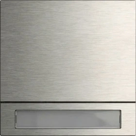 Gira System 106 Ruftastenmodul 1 Teilnehmer, edelstahl
